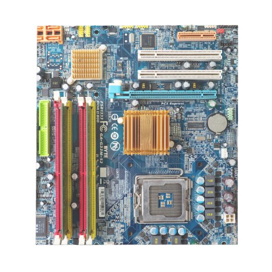 Schalttafel Notizblock (Vorderseite)