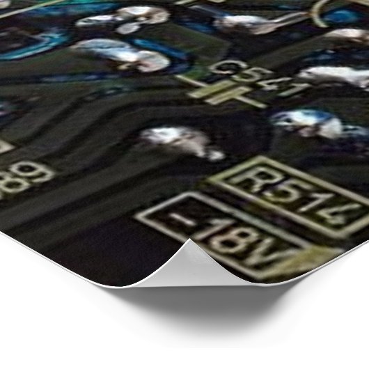 Schalttafel Poster (Ecke)