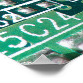 Schalttafel Poster (Ecke)