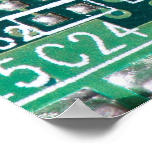 Schalttafel Poster (Ecke)