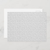 Schalttafel Postkarte (Vorne/Hinten)