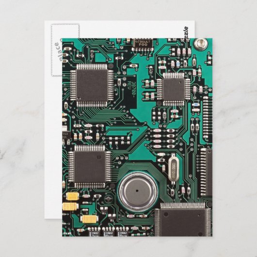 Schalttafel Postkarte (Vorne/Hinten)