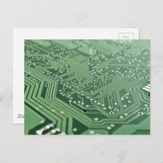 Schalttafel Postkarte (Vorne/Hinten)