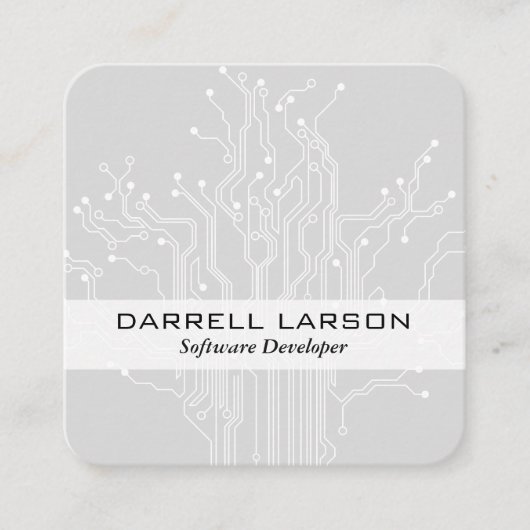 Schalttafel Quadratische Visitenkarte (Vorderseite)