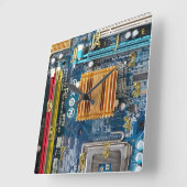 Schalttafel Quadratische Wanduhr (Winkel)