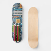 Schalttafel Skateboard (Vorderseite)