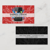 Schalttafel | Smartphone und Apps Visitenkarte (Vorne/Hinten)