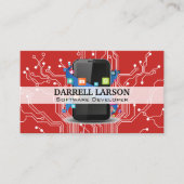 Schalttafel | Smartphone und Apps Visitenkarte (Vorderseite)