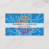 Schalttafel | Technisches Logo Visitenkarte (Vorderseite)