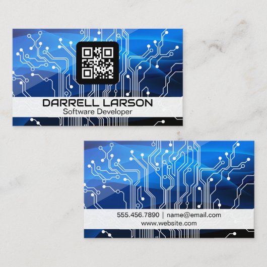 Schalttafel | Technologie Visitenkarte (Vorne/Hinten)