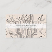 Schalttafel | Technologie Visitenkarte (Rückseite)