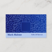 Schalttafel Visitenkarte (Vorderseite)