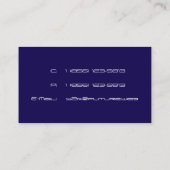 Schalttafel Visitenkarte (Rückseite)