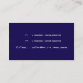 Schalttafel Visitenkarte (Rückseite)