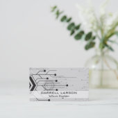 Schalttafel Visitenkarte (Stehend Vorderseite)