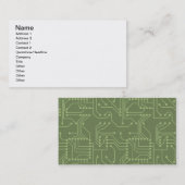 Schalttafel Visitenkarte (Vorne/Hinten)