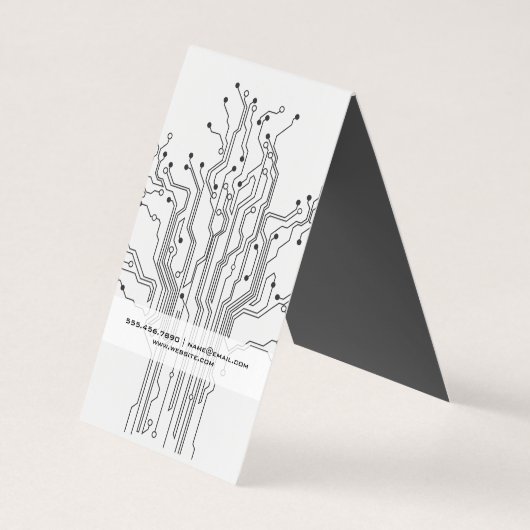 Schalttafel Visitenkarten (Rückseite)