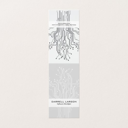 Schalttafel Visitenkarten (Außenseite Aufgefaltet)