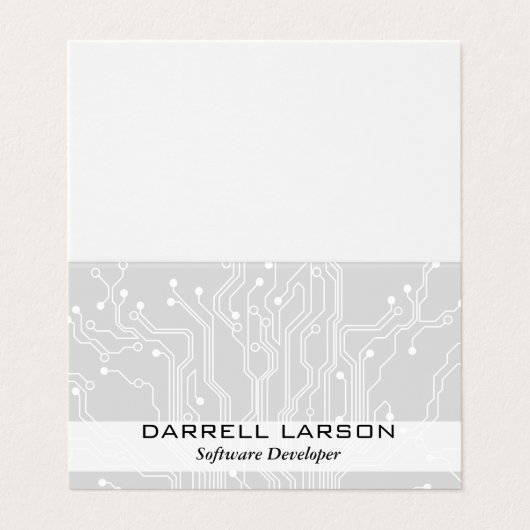 Schalttafel Visitenkarten (Außenseite Aufgefaltet)