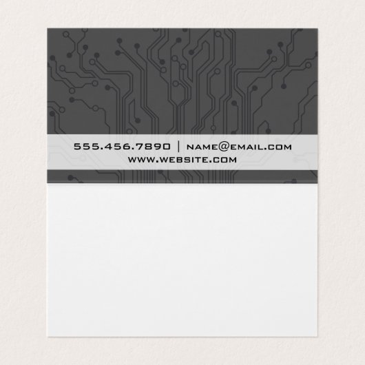 Schalttafel Visitenkarten (Innenseite Aufgefaltet)