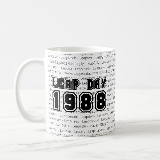 SCHALTTAG 1988 KAFFEETASSE (Links)