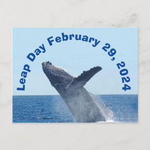 Schalttag 29. Februar 2024 Postkarte
