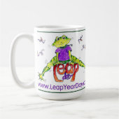 Schalttag-Frosch Kaffeetasse (Links)