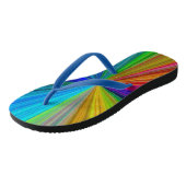 Schaltungsanordnung Gradient Rainbow Badesandalen (Schrägansicht)