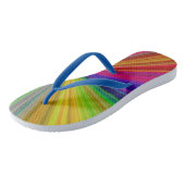 Schaltungsanordnung Gradient Rainbow Badesandalen (Schrägansicht)