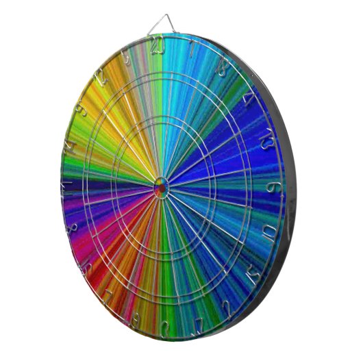 Schaltungsanordnung Gradient Rainbow Dartscheibe (Vorderseite rechts)