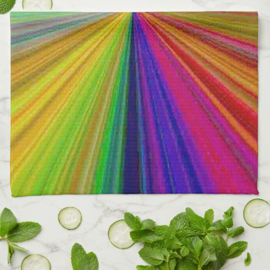 Schaltungsanordnung Gradient Rainbow Geschirrtuch (Gefaltet)