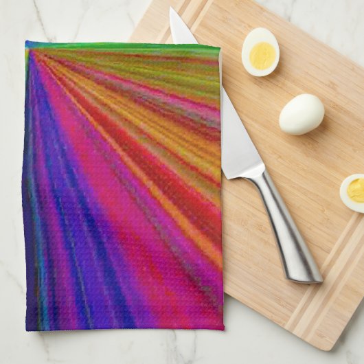 Schaltungsanordnung Gradient Rainbow Geschirrtuch (Viertel Falte)