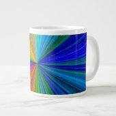 Schaltungsanordnung Gradient Rainbow Jumbo-Tasse (Vorderseite Rechts)