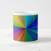 Schaltungsanordnung Gradient Rainbow Jumbo-Tasse (Vorderseite)