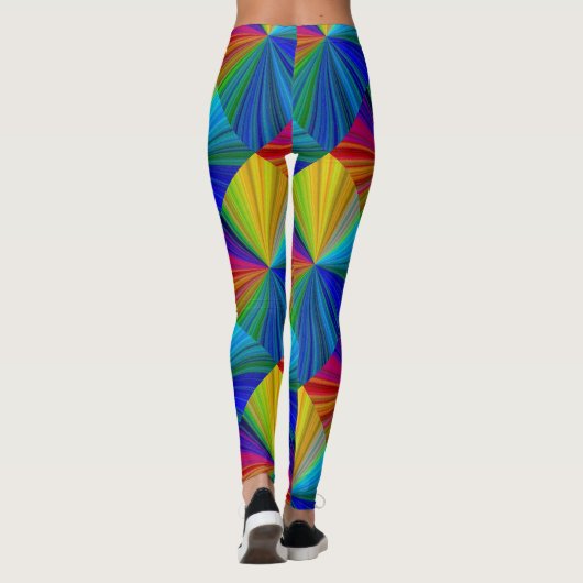 Schaltungsanordnung Gradient Rainbow Leggings (Rückseite)