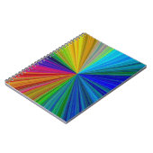 Schaltungsanordnung Gradient Rainbow Notizblock (Linke Seite)