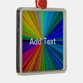 Schaltungsanordnung Gradient Rainbow Silbernes Ornament (Rechts)