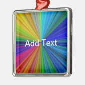 Schaltungsanordnung Gradient Rainbow Silbernes Ornament (Links)