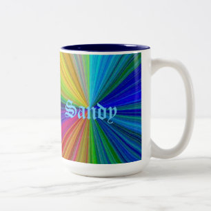 Schaltungsanordnung Gradient Rainbow Zweifarbige Tasse