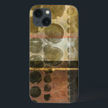 Schaltungsanordnung Green Droplets Case-Mate iPhone Hülle<br><div class="desc">This contemporary Piece Felsons zirlar green droplets. Thin gold line crosses through the work. Order your print today!</div>