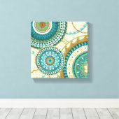 Schaltungsanordnung Patterns Leinwanddruck (Insitu (Holzboden))