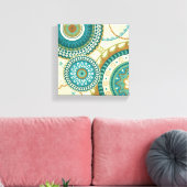 Schaltungsanordnung Patterns Leinwanddruck (Insitu (Wohnzimmer))