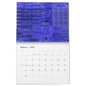 Schaltungsbrett, 2012 kalender (Feb 2027)