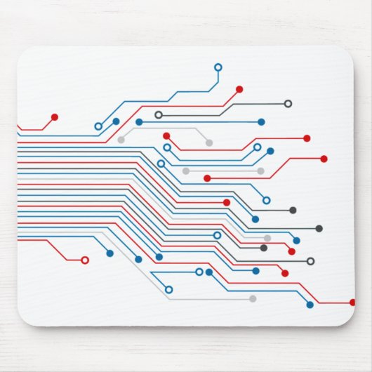 Schaltungshintergrund Mousepad (Vorne)