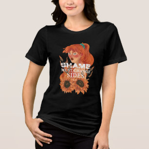Scham muss die Seiten wechseln Tri-Blend Shirt