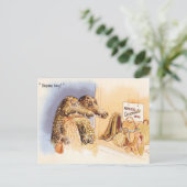 Scham Postkarte (Stehend Vorderseite)