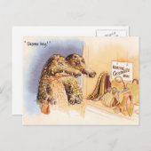 Scham Postkarte (Vorne/Hinten)