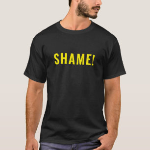 Scham Protest Black T-Shirt