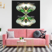 Scham und Ignoranz Leinwand drucken (Insitu (Wohnzimmer))