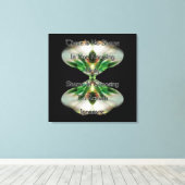 Scham und Ignoranz Leinwand drucken (Insitu (Holzboden))